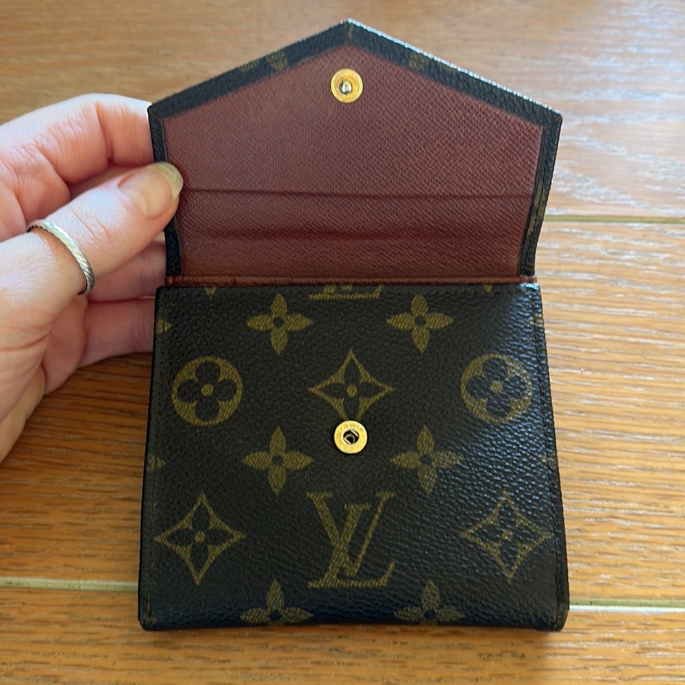 🤎 Vintage Louis Vuitton Monogram Double Snap Wallet - Picture 9 of 16
